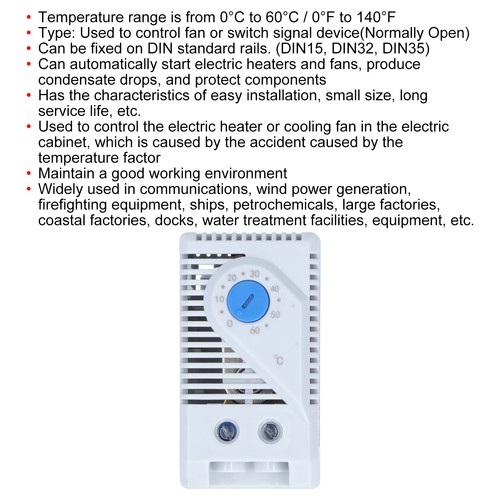 Mechanical thermostat switch - mechanical,